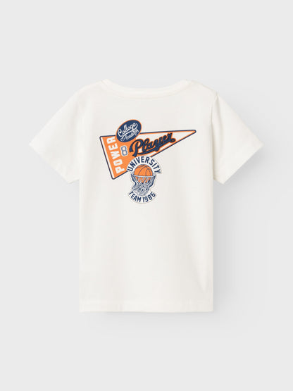 T-Shirt Name It Nmmtuffe Ss Top Box JET STREAM