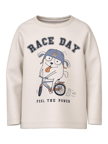 T-Shirt Name It Nmmvagno Ls Loose Top JET STREAM