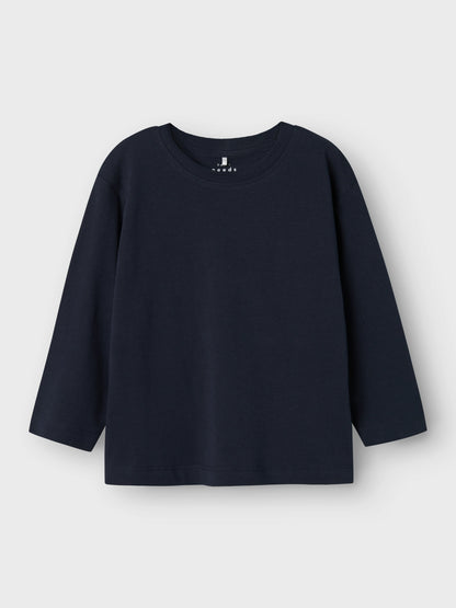 T-shirt Name It NMMVOBBO LS NREG TOP NOOS DARK SAPPHIRE