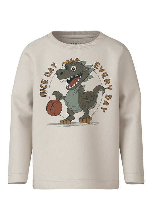 T-shirt Name It NMMVUX LS TOP JET STREAM