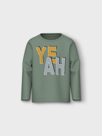 T-shirt Name It NMMVUX LS TOP LILY PAD