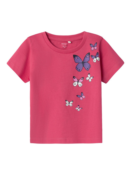 T-Shirt Name It Nmfbeate Ss Top Pb RETHINK PINK
