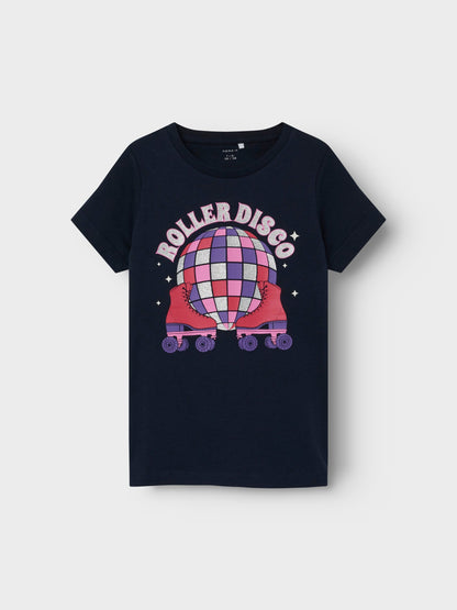 T-Shirt Name It Nkfbeate Ss Top Pb DARK SAPPHIRE