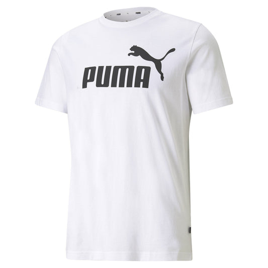 T-shirt Puma Ess logo Tee WHITE