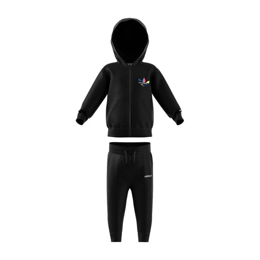 Tuta completa Adidas HOODIE SET FZ ORIGINALS APP KIDS BLACK