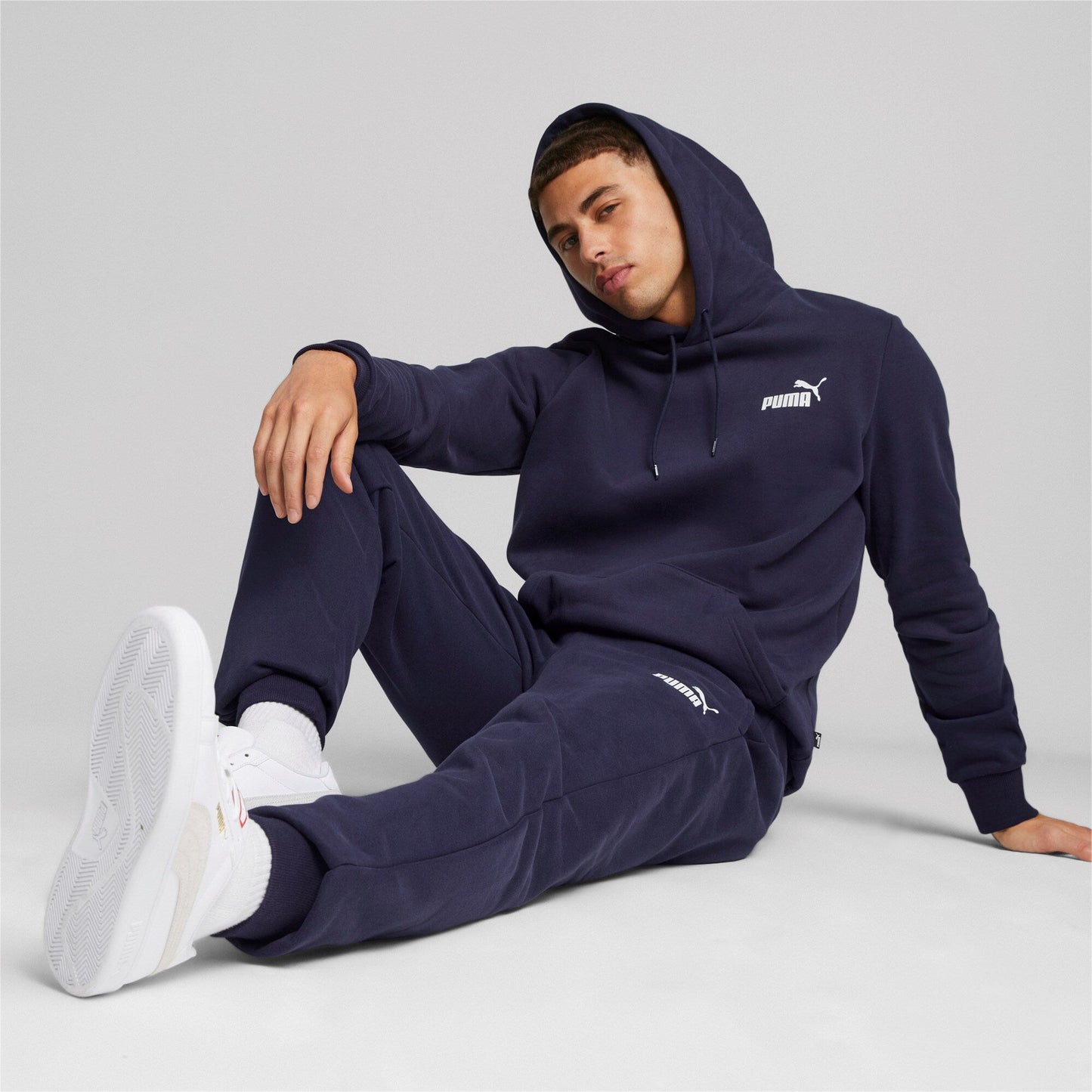 Tuta Puma Feel Good Hooded Sweat Suit Fl Cl BLUE