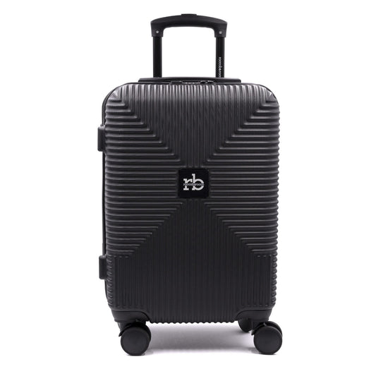 Valigia NOMAD Trolley Roccobarocco Silver 43x26x67 Media NERO