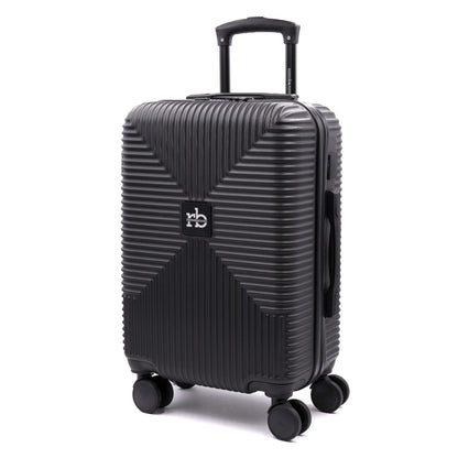 Valigia NOMAD Trolley Roccobarocco Silver 43x26x67 Media NERO