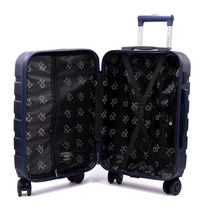 Valigia Trolley EXPEDITION Roccobarocco Rossa 43x26x67 Media BLU