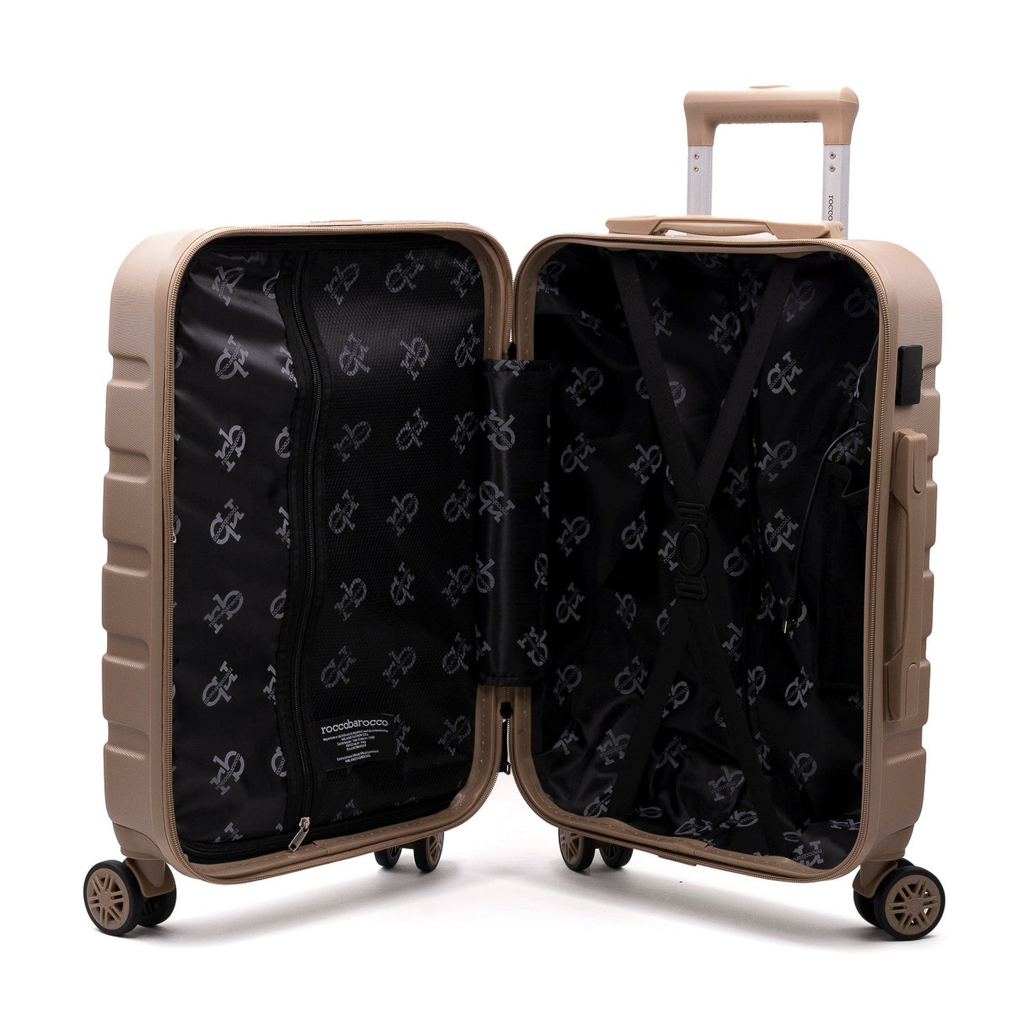 Valigia Trolley EXPEDITION Roccobarocco Rossa 43x26x67 Media NATURALE