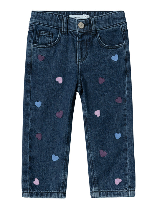 Jeans Name It NMFBELLA MOM JEANS 3110-BE NOOS DARK BLUE DENIM