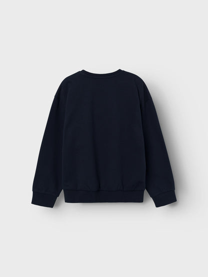 Felpa Name It  Nkfviloui Ls Boxy Sweat Bru N DARK SAPPHIRE
