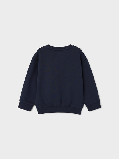 Felpa Name It  Nmfviloui Ls Boxy Sweat Bru N DARK SAPPHIRE