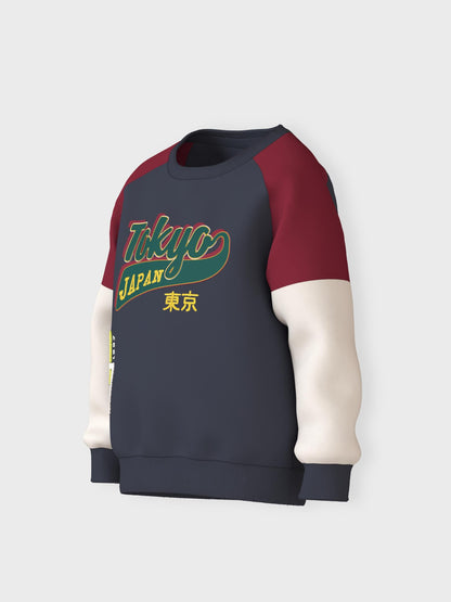 Felpa Name It  Nmmrollo Sweat Bru INDIA INK