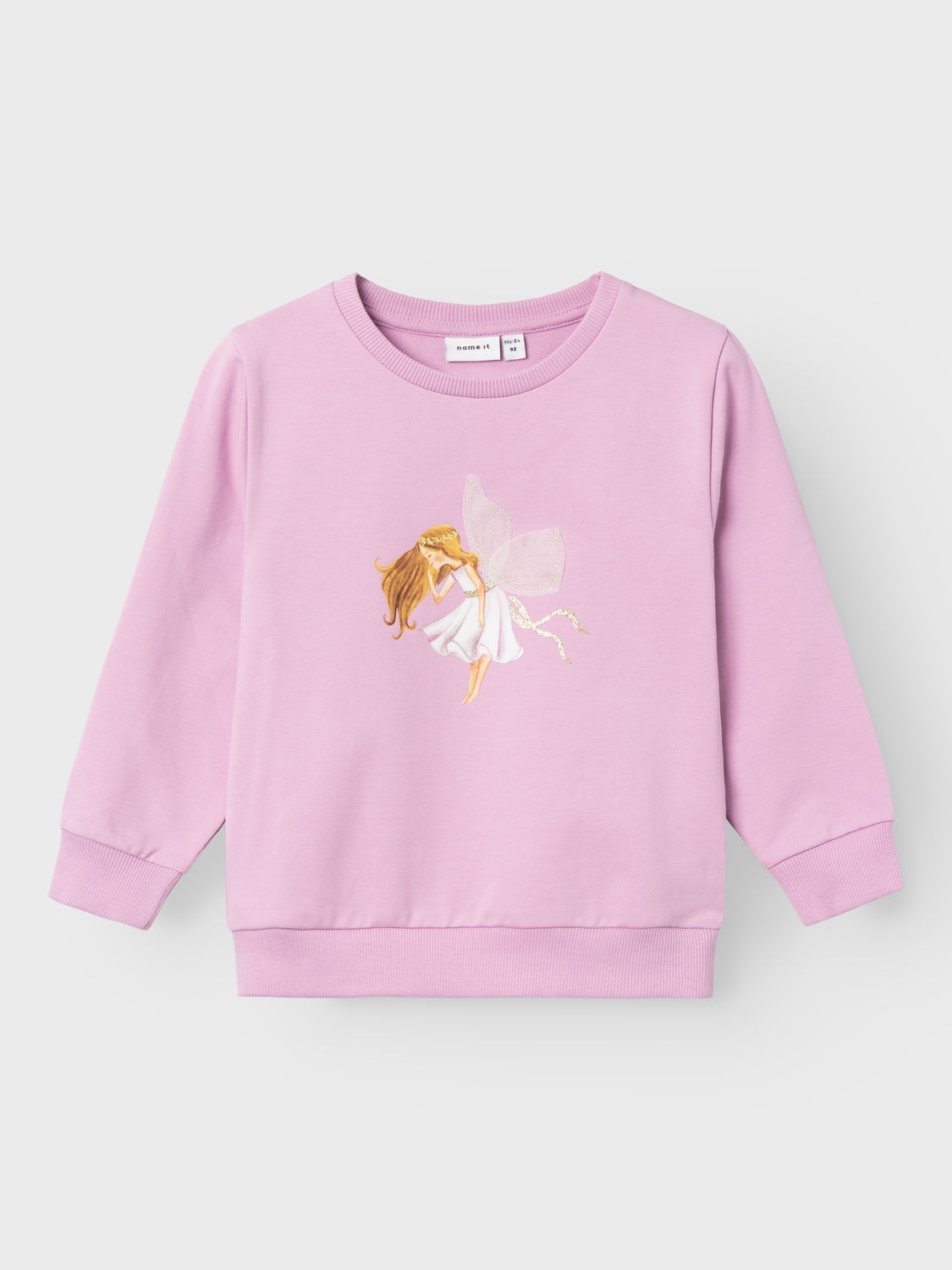 Felpa Name It NMFLULLA LIGHT SWEAT UNB PASTEL LAVENDER