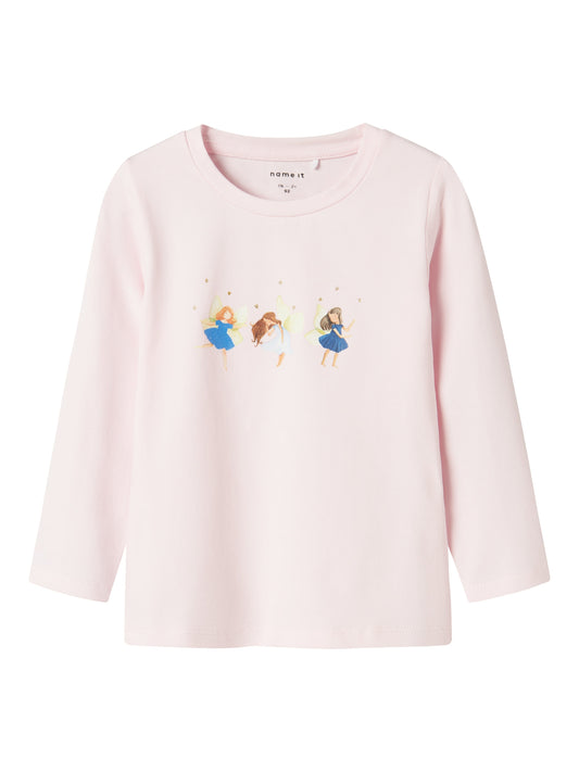 T-shirt Name It NMFLYSE LS TOP FESTIVAL BLOOM