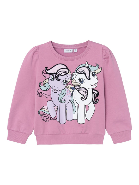 Felpa Name It NMFSINE MLP SWEAT BRU CPLG MAUVE ORCHID