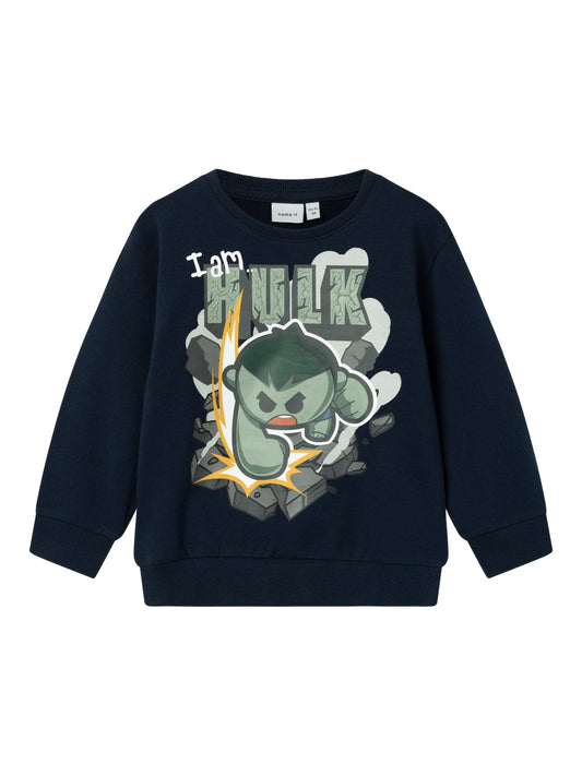 Felpa Name It NMMALSTAIR MARVEL NREG SWEAT BRU MAR DARK SAPPHIRE