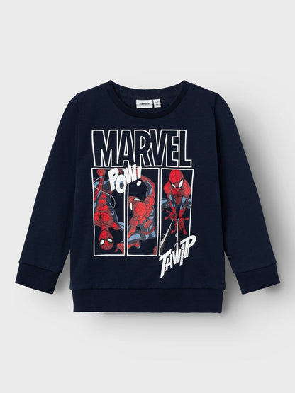Felpa Name It NMMJESSIE SPIDERMAN SWEAT UNB NOOS MAR DARK SAPPHIRE