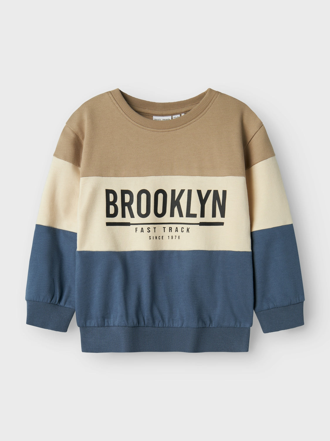 Felpa Name It NMMVEMIL LS NREG SWEAT BRU SUMMER SAND