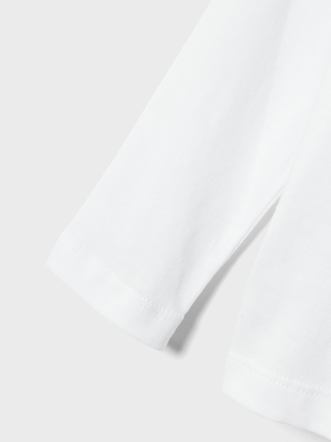 T-shirt Name It NMMVOBBO LS NREG TOP NOOS BRIGHT WHITE
