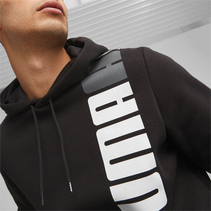 Felpa puma Ess+ Logo Lab Hoodie Fl BLACK