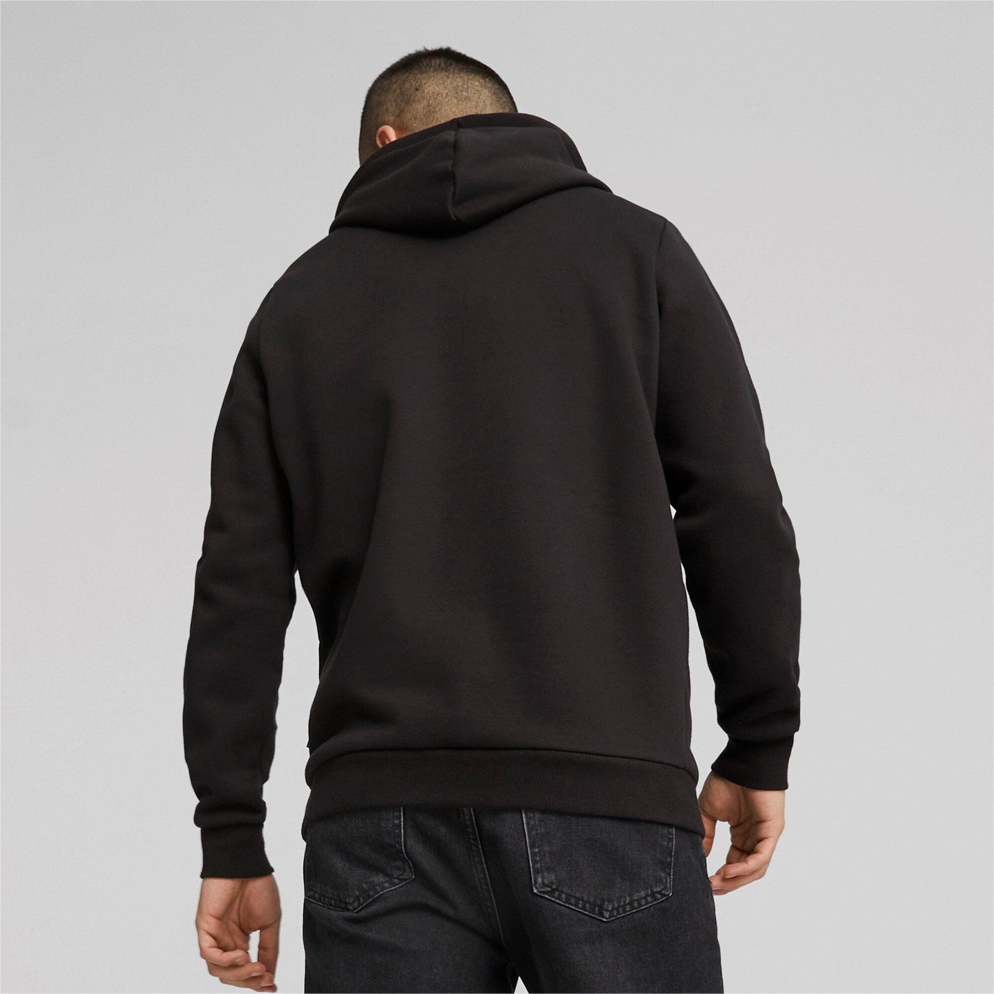 Felpa puma Ess+ Logo Lab Hoodie Fl BLACK