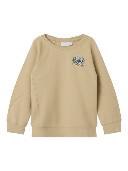 Felpe Name It NMMOBANNO LS LOOSE SWEAT BRU PB IRISH CREAM