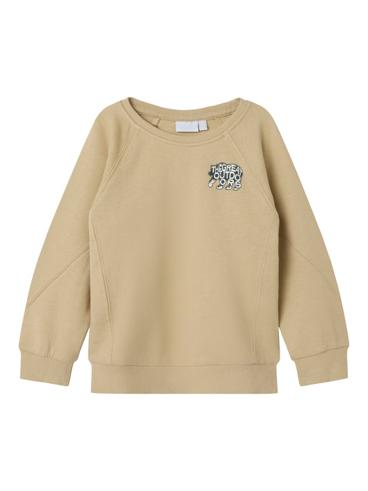 Felpe Name It NMMOBANNO LS LOOSE SWEAT BRU PB IRISH CREAM