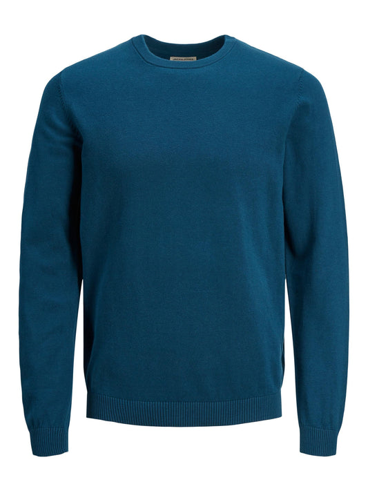 Pullover Jack E Jones Jjebasic Knit Crew Neck Noos SAILOR BLUE