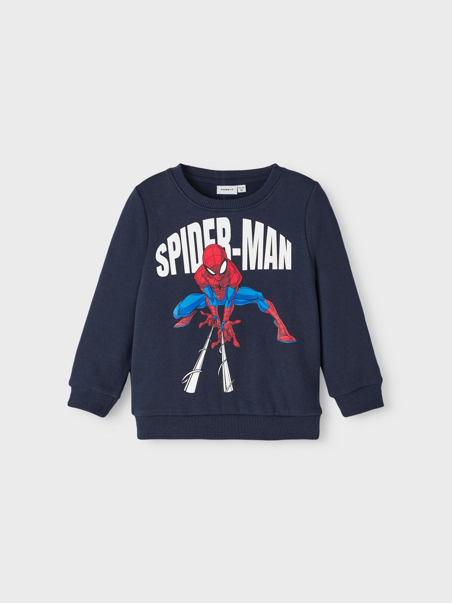 Felpa Name It  Nmmjox Spiderman Sweat Bru Noos Mar DARK SAPPHIRE