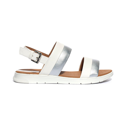 Sandali Geox Dandra WHITE SILVER C0459