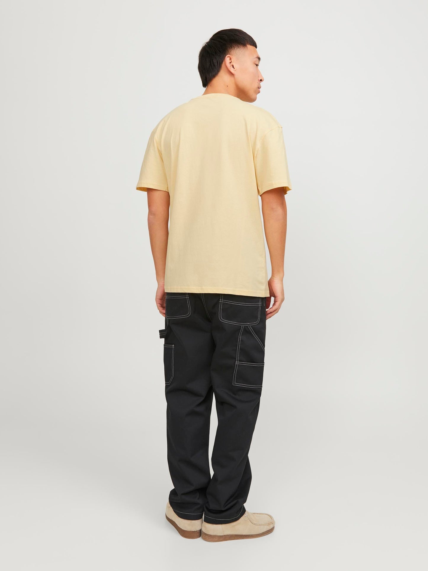 T-Shirt Jack E Jones Jorlucca Graphic Tee Ss Crew Neck Italian Straw