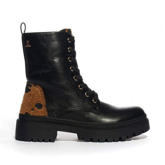 Stivaletti lancetti Lt033 BLACK BROWN