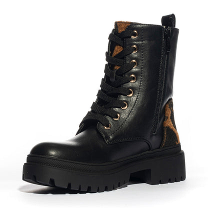 Stivaletti lancetti Lt033 BLACK BROWN