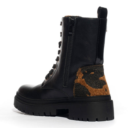 Stivaletti lancetti Lt033 BLACK BROWN