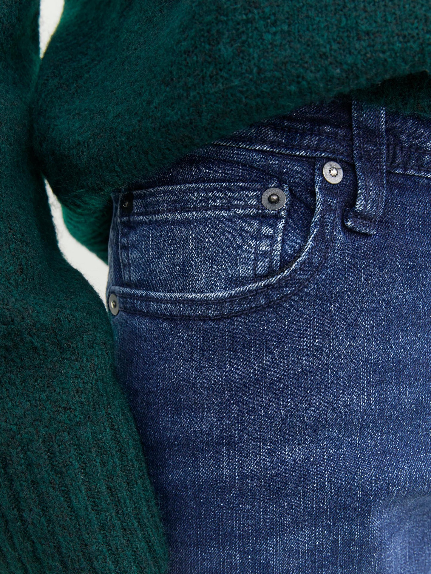 Jeans Jack E Jones JJIGLENN JJORIGINAL SQ 350 BLUE DENIM