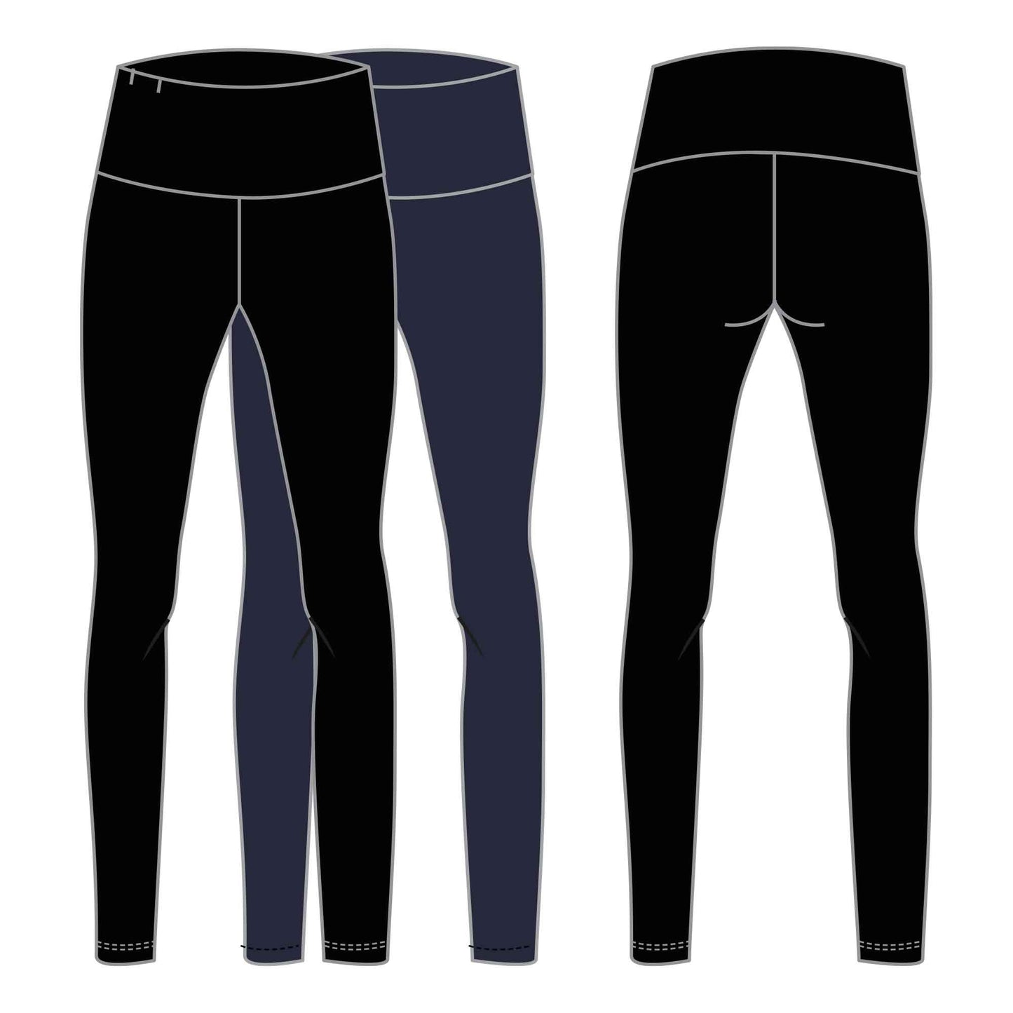Leggins Freddy Wcp12ss NERO-N