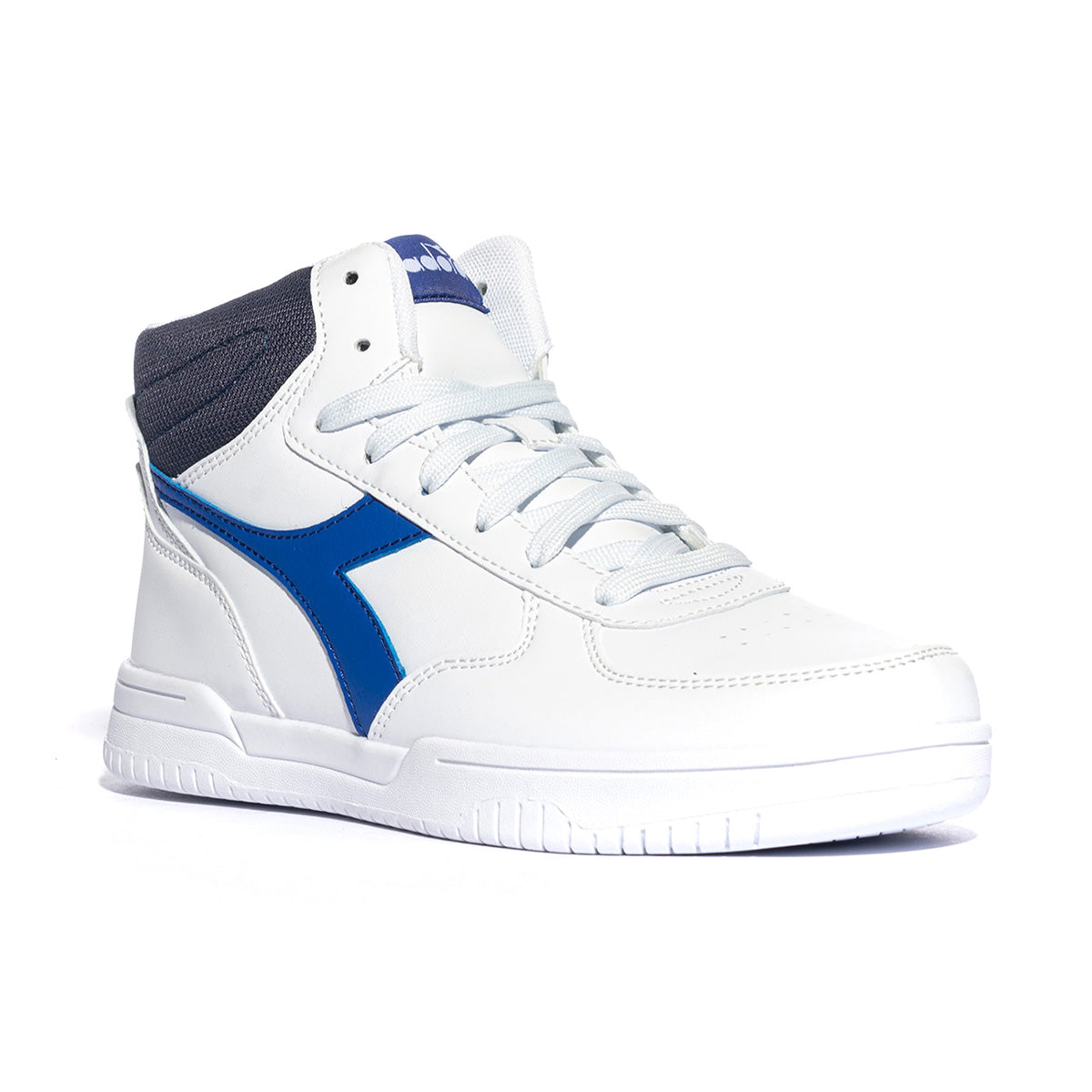 Sneakers Diadora Raptor Mid Bianche BLU IMPERIALE