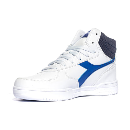 Sneakers Diadora Raptor Mid Bianche BLU IMPERIALE