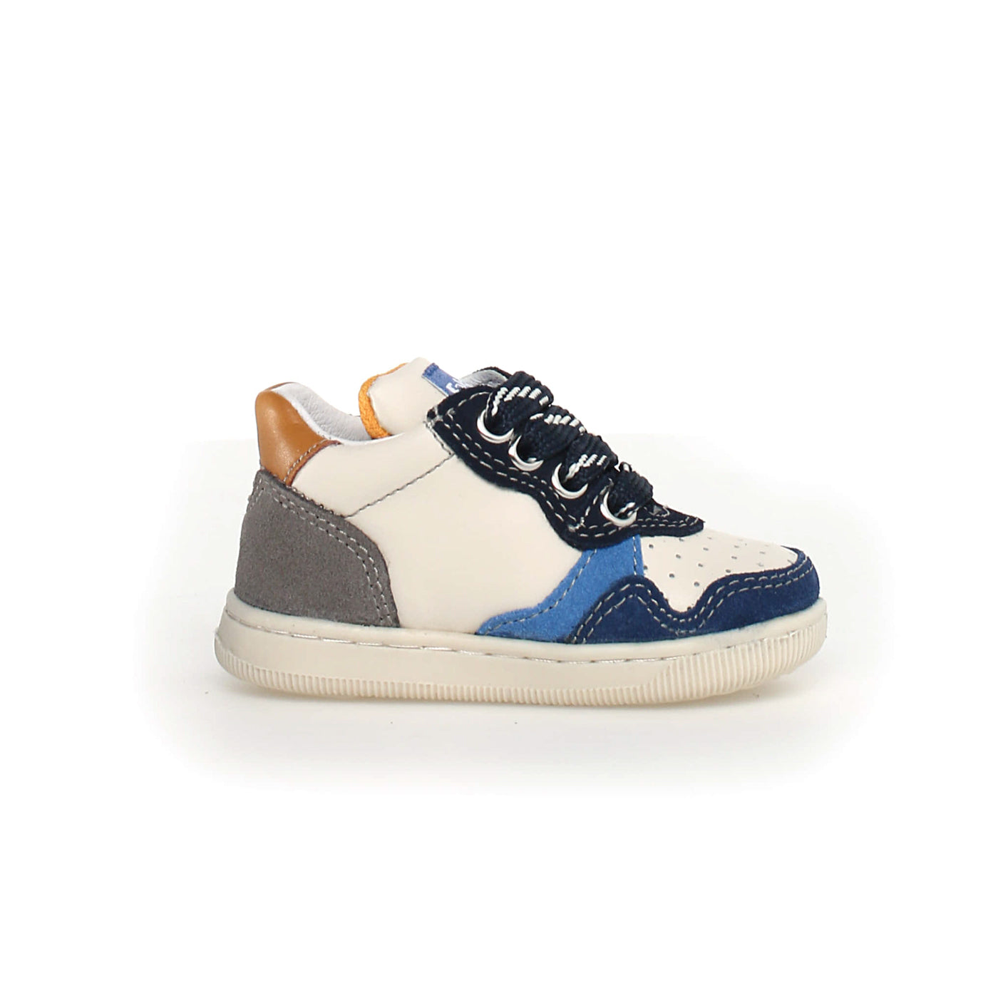 KLIP SUEDE/CALF MILK-AZURE-NAVY