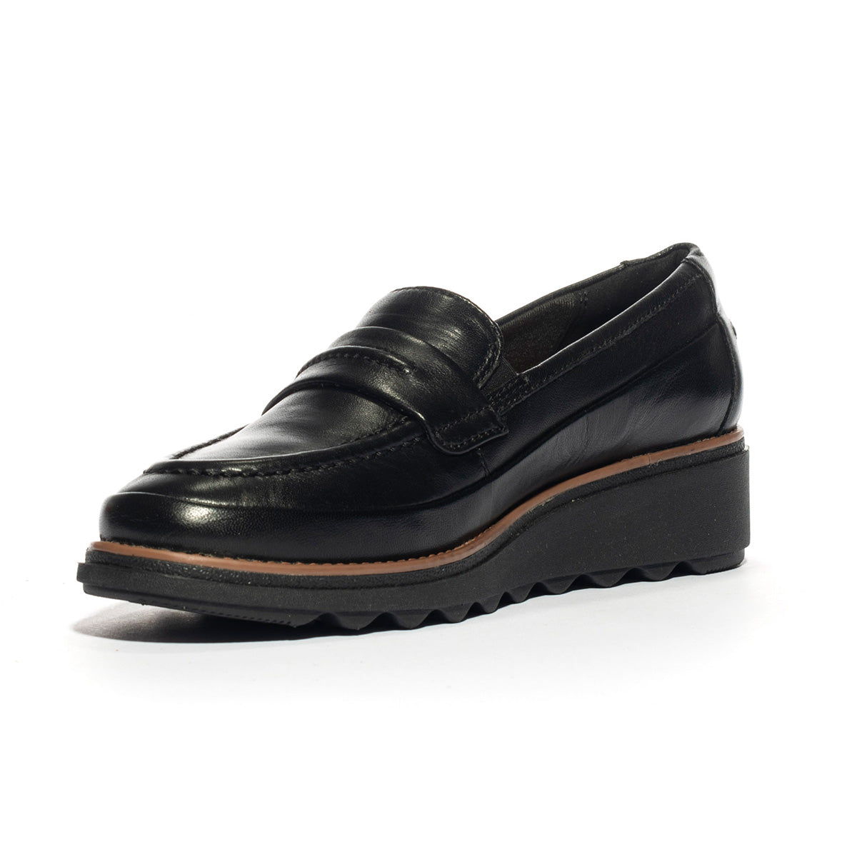 Mocassini Clarks Sharon Aster BLACK LEATHER