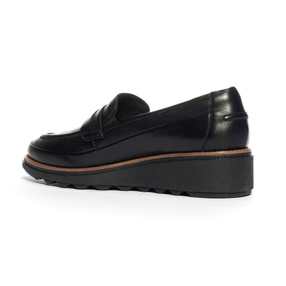Mocassini Clarks Sharon Aster BLACK LEATHER