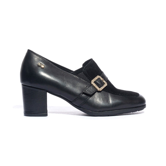 Moccassini Valleverde 36563 SUEDE NOIR