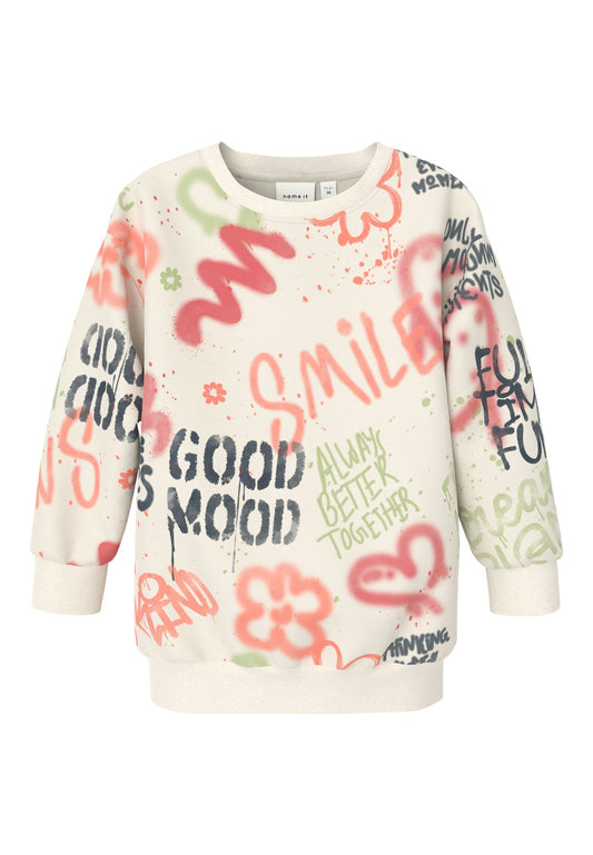 NMFNOELLE RLX SWEAT TUNIC BOX JET STREAM