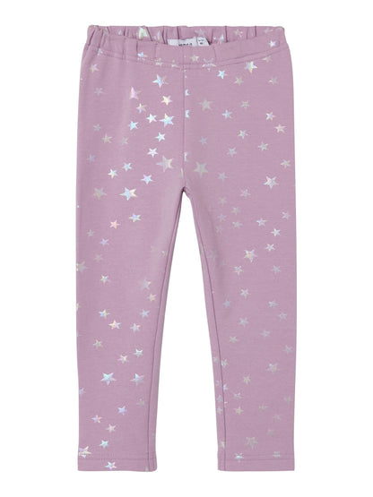 Pantalone Name It  Nmfrosilia Light Sweat Legging Bru LAVENDER MIST