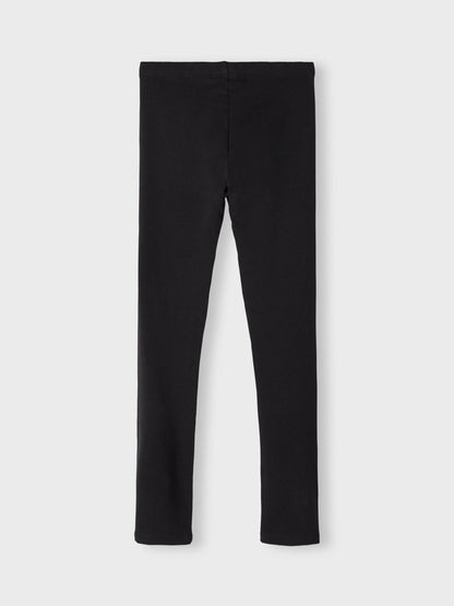 Pantaloni Name It NKFDAVINA SOLID SWE LEGGING  BRU N NOOSn BLACK