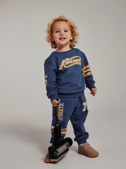 Pantaloni Name It NMMNIKLAS NREG SWEAT PANT BERING SEA