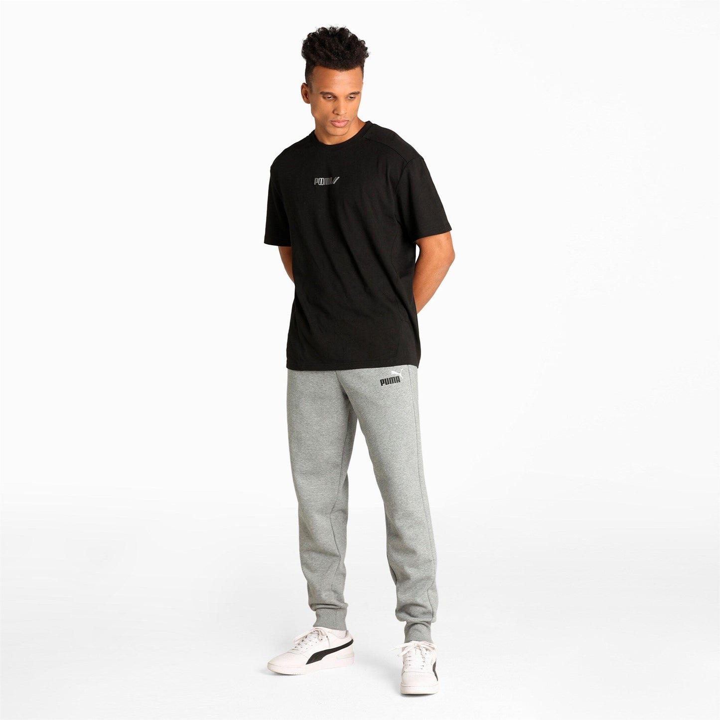 Pantatua Puma Classic Hooded Tracksuit FL cl GRAY