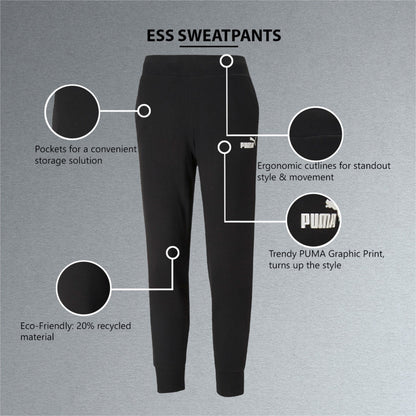 Pantatuta Puma Sweatpants TR BLACK